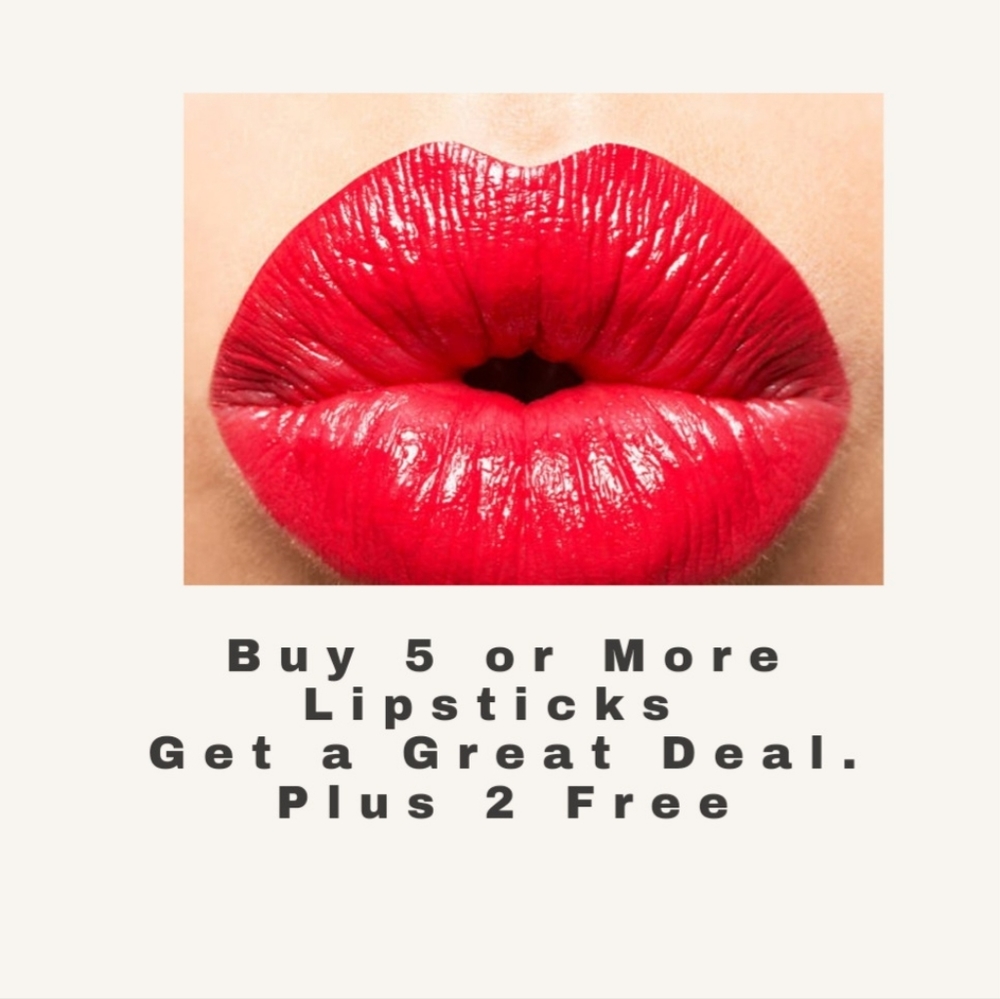 Buy 5 Lipsticks or More. Get 2 FREE + A Deal